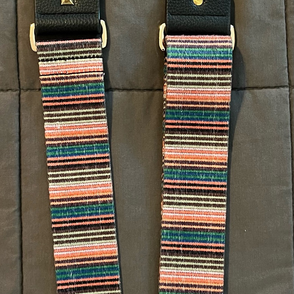 Multicolor Striped Crossbody Bag